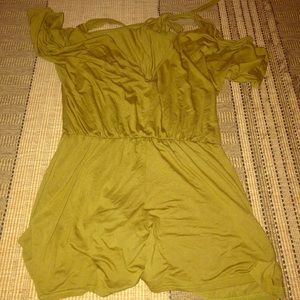 Green String Romper